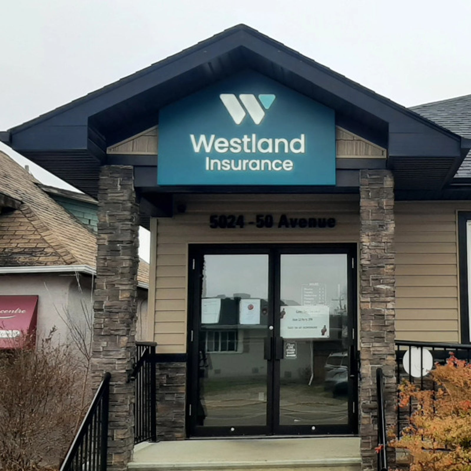 Cabinet for Westland Insurance in Lamont, AB