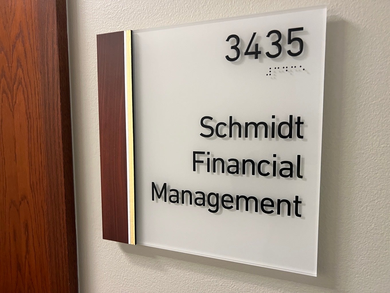 Custom Suite Plaques - Carillon Point, Kirkland, WA