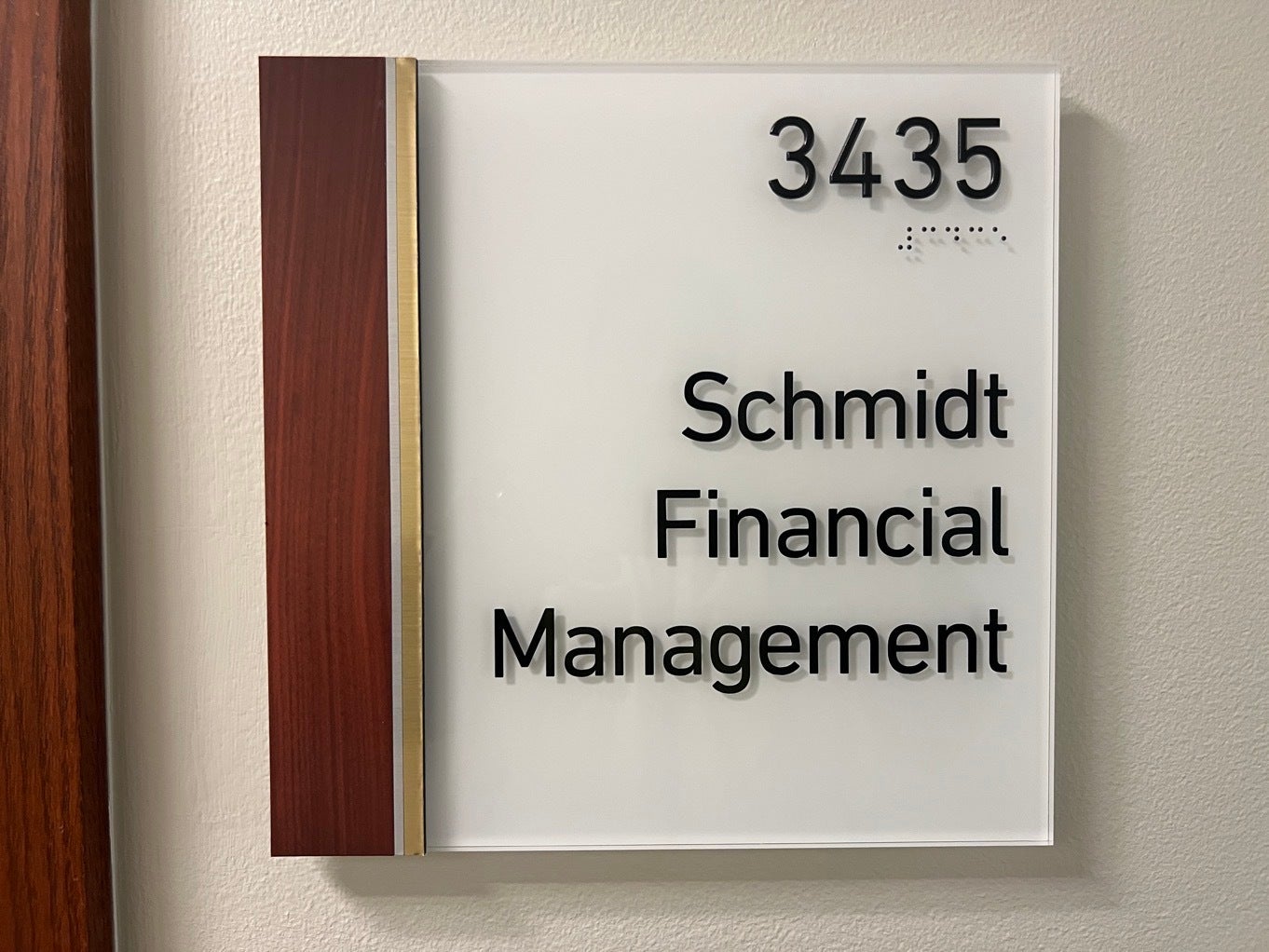 Custom Suite Plaques - Carillon Point, Kirkland, WA