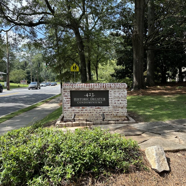 HDU Residential Monument Sign Downtown Decatur