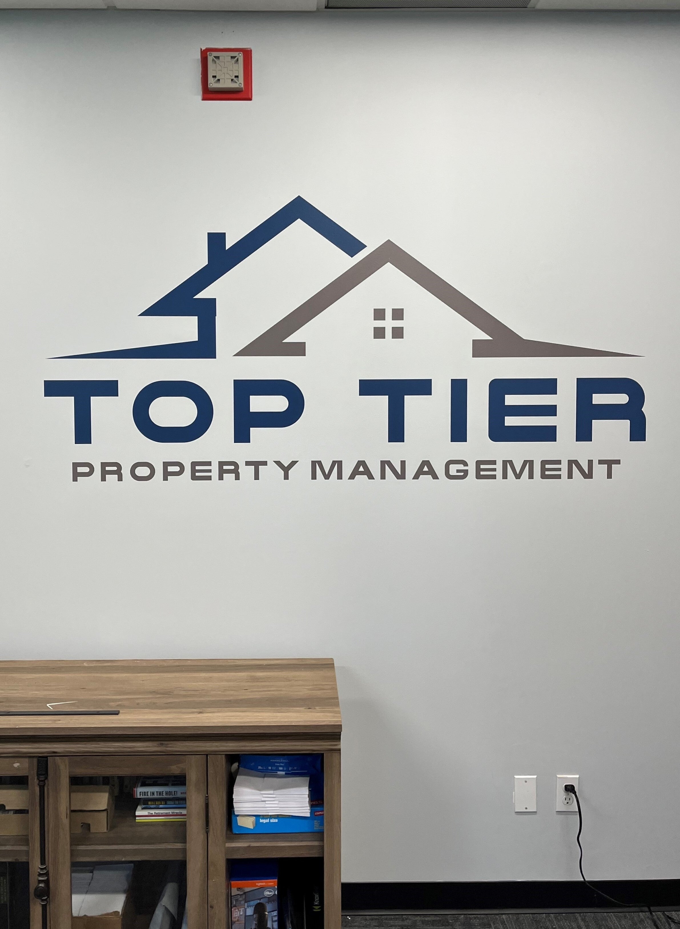 Local Carlsbad business lobby wall graphics!