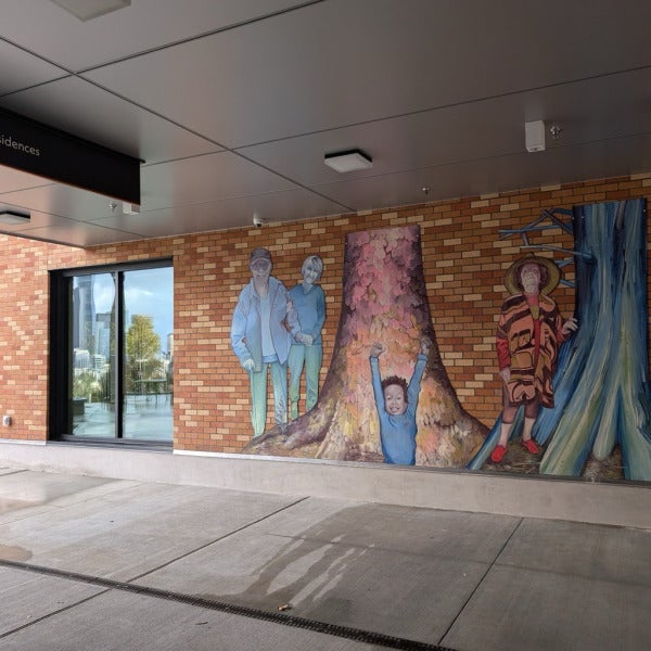 Custom Art Installation - Jean Bradbury - Beacon Pacific Village, Seattle, WA