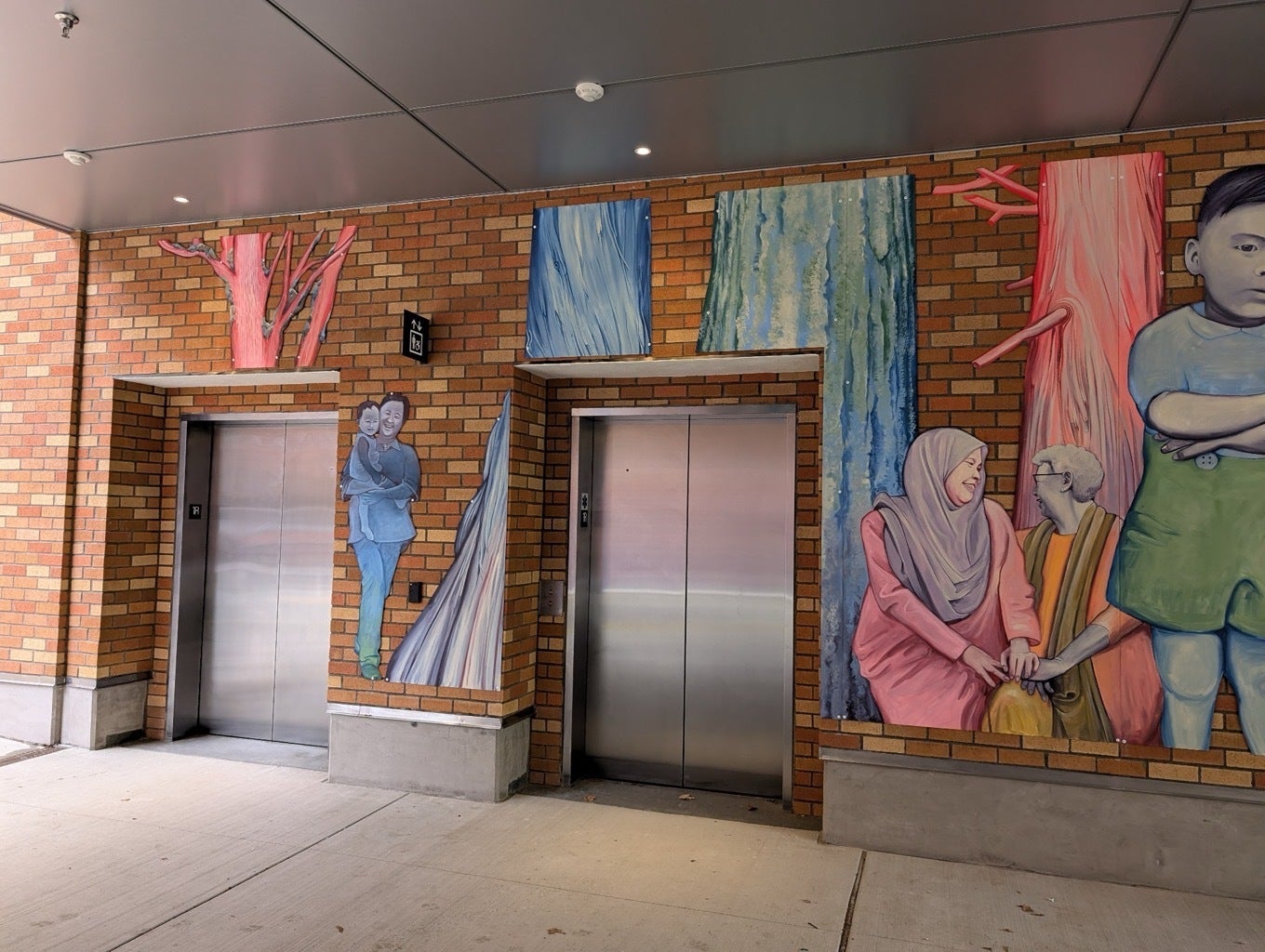 Custom Art Installation - Jean Bradbury - Beacon Pacific Village, Seattle, WA
