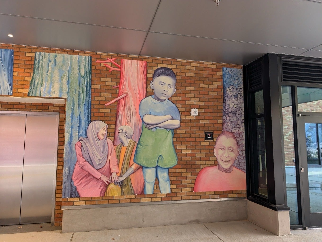 Custom Art Installation - Jean Bradbury - Beacon Pacific Village, Seattle, WA