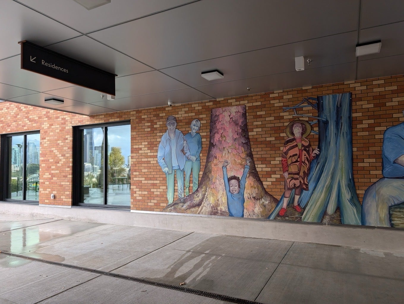 Custom Art Installation - Jean Bradbury - Beacon Pacific Village, Seattle, WA