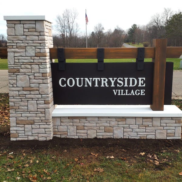Countryside Village Monument Sign 2