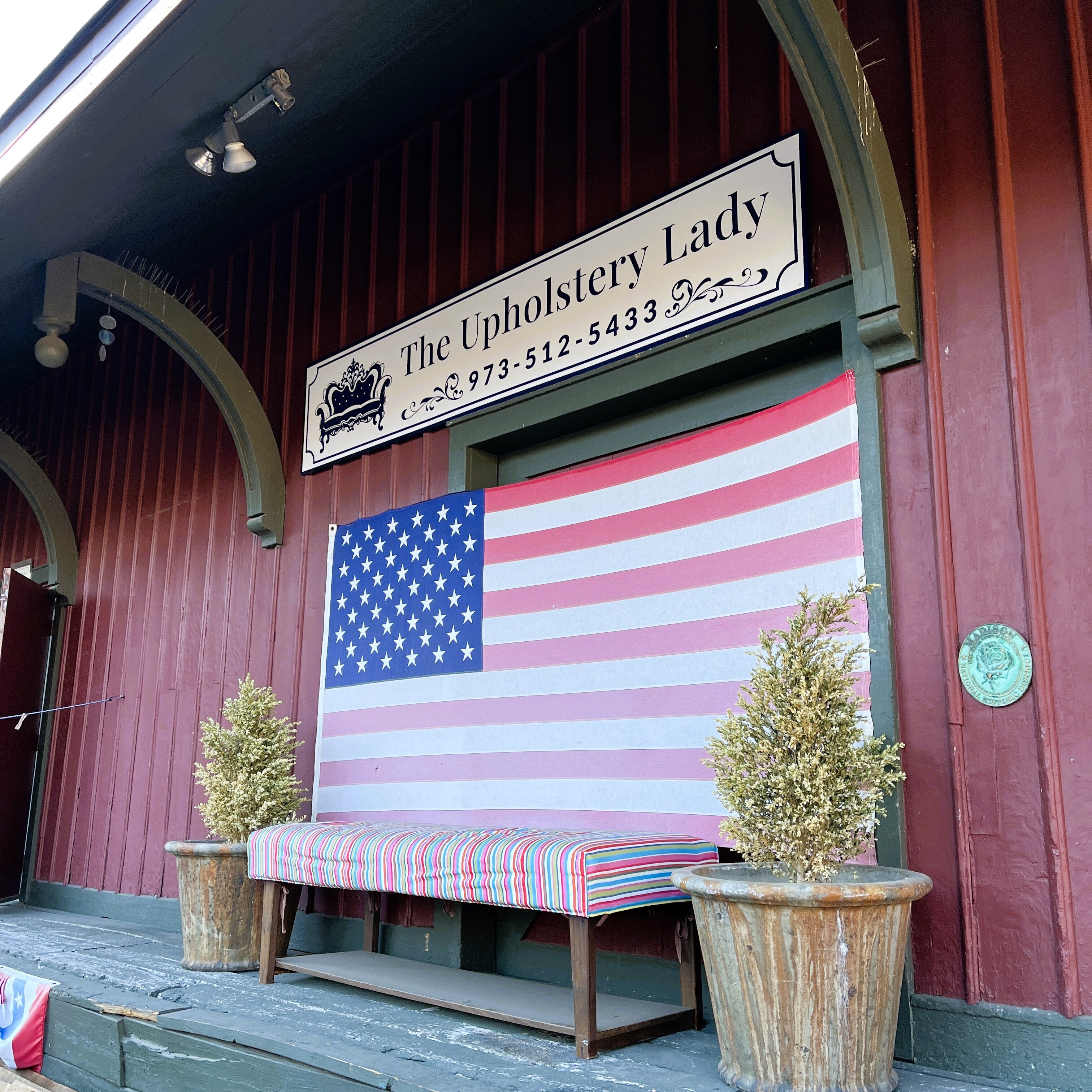 Upholstery Lady Signage