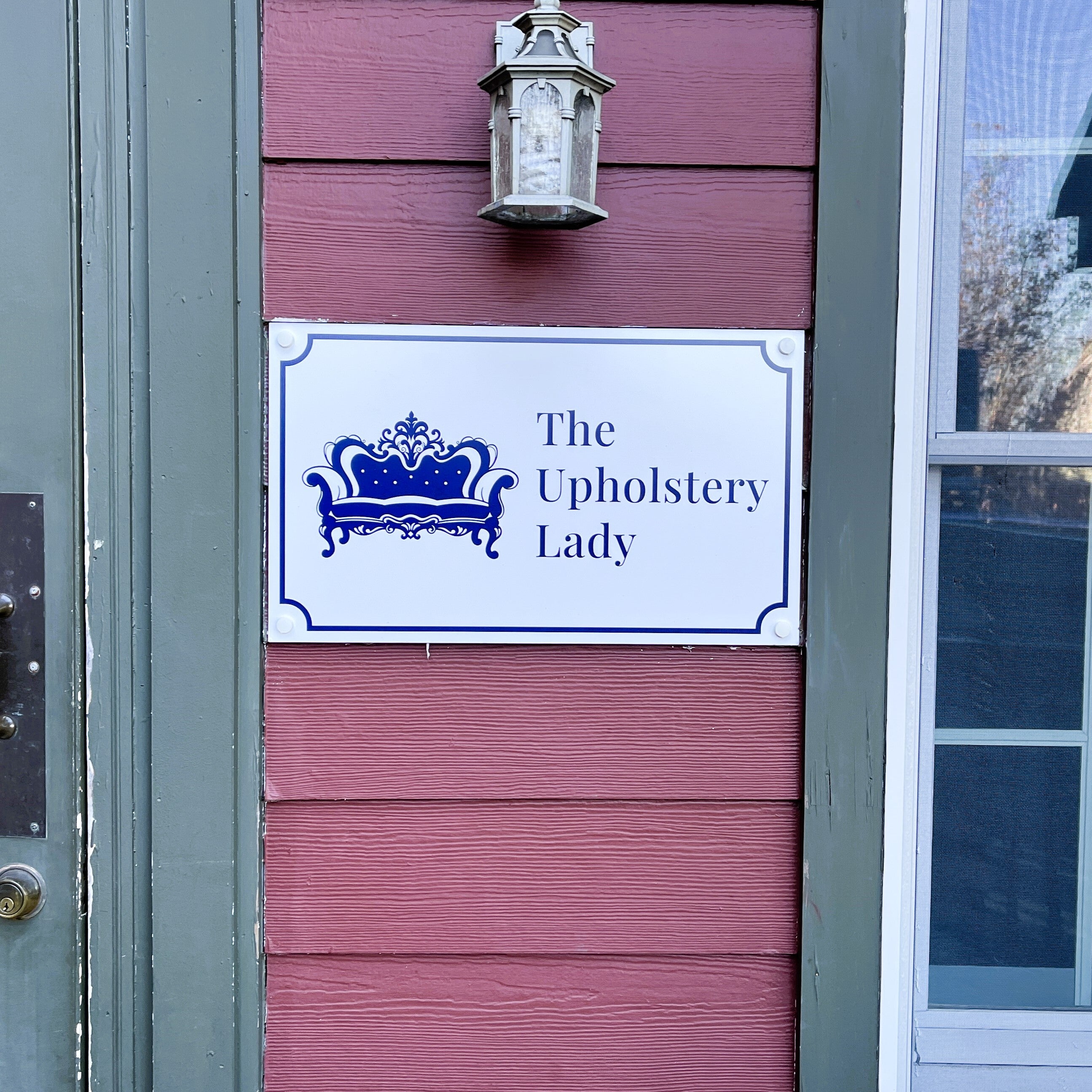 Upholstery Lady Signage