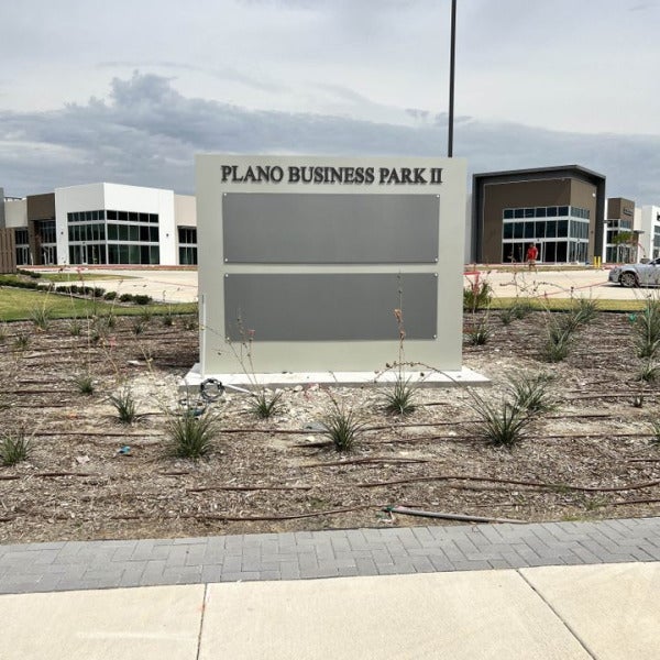 Showcasing the Brand New Monument Sign at Plano Business Park II