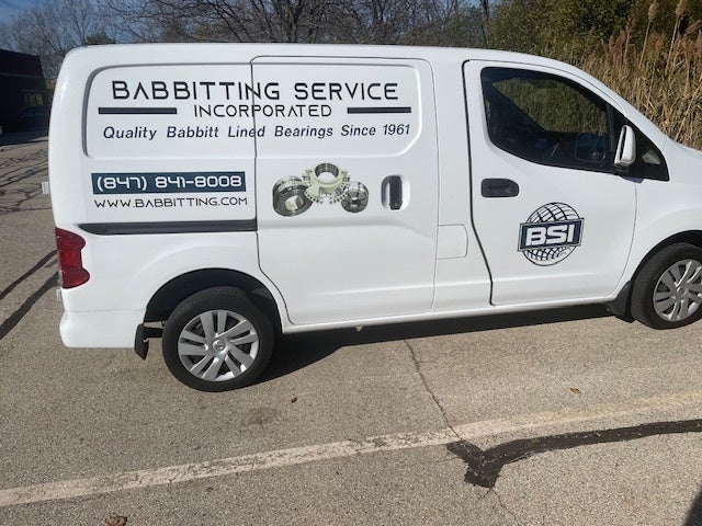 Babbitting Service Inc. Van Vehicle Graphics