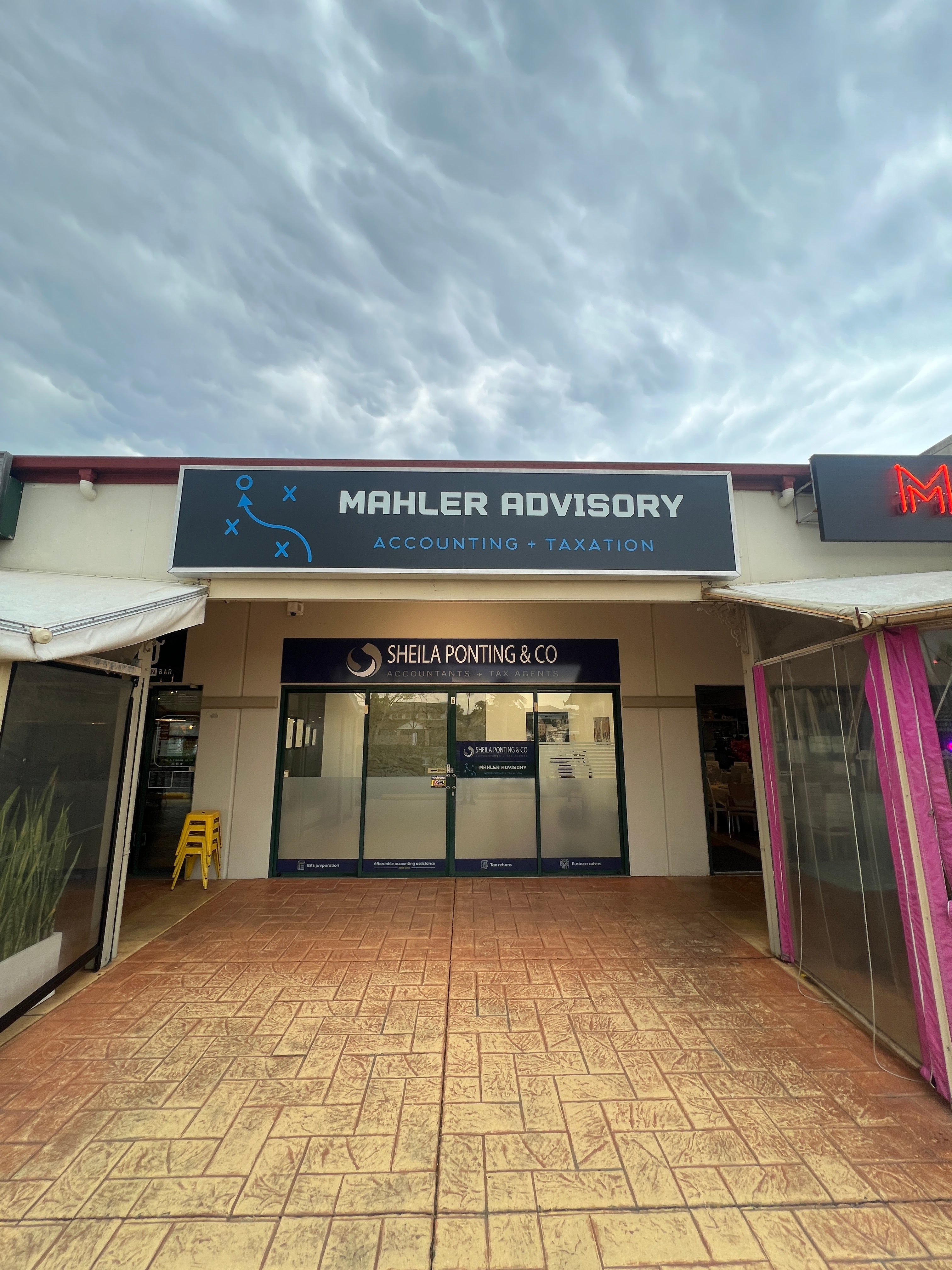 Shopfront signage rebrand
