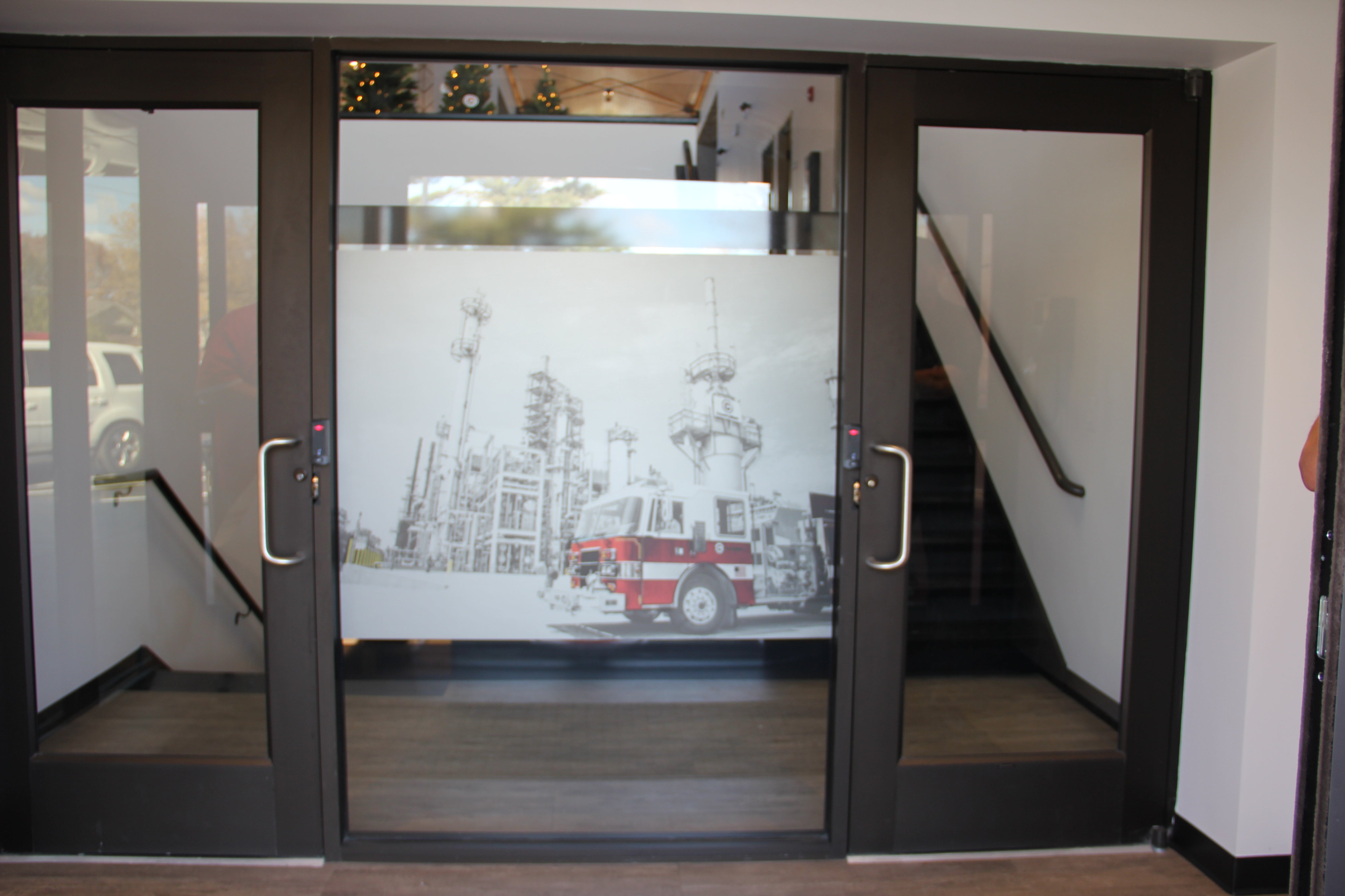 Window Frosting for Brookfield Offices, Clinics, and Conference Rooms