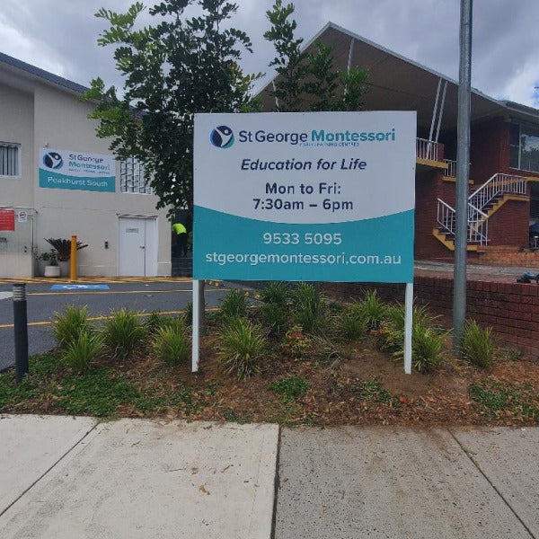 Free standing signs