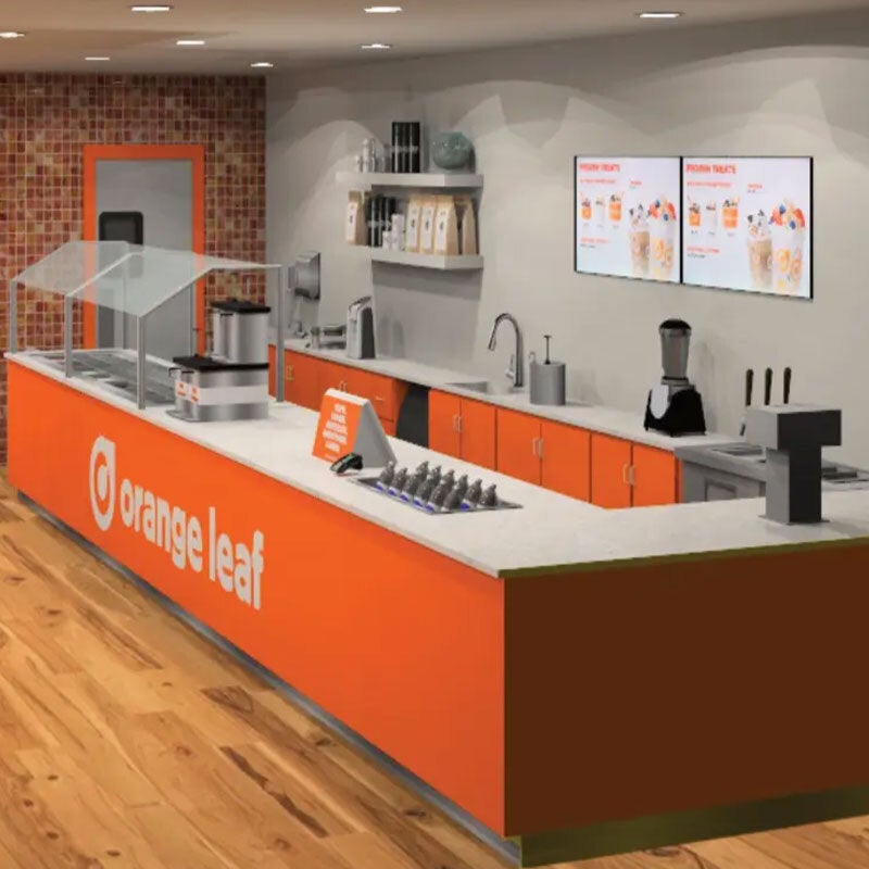 Orange Leaf Sets the Stage for Sweet Success with Grand Opening of Evansville Location Orange Leaf Sets the Stage for Sweet Success with Grand Opening of Evansville Location