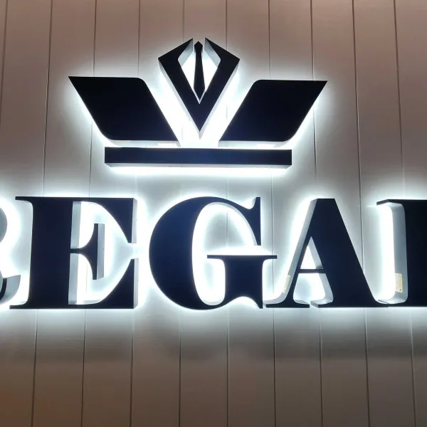 Regal Menswear Farmington CT Halo-Lit Illuminated Sign