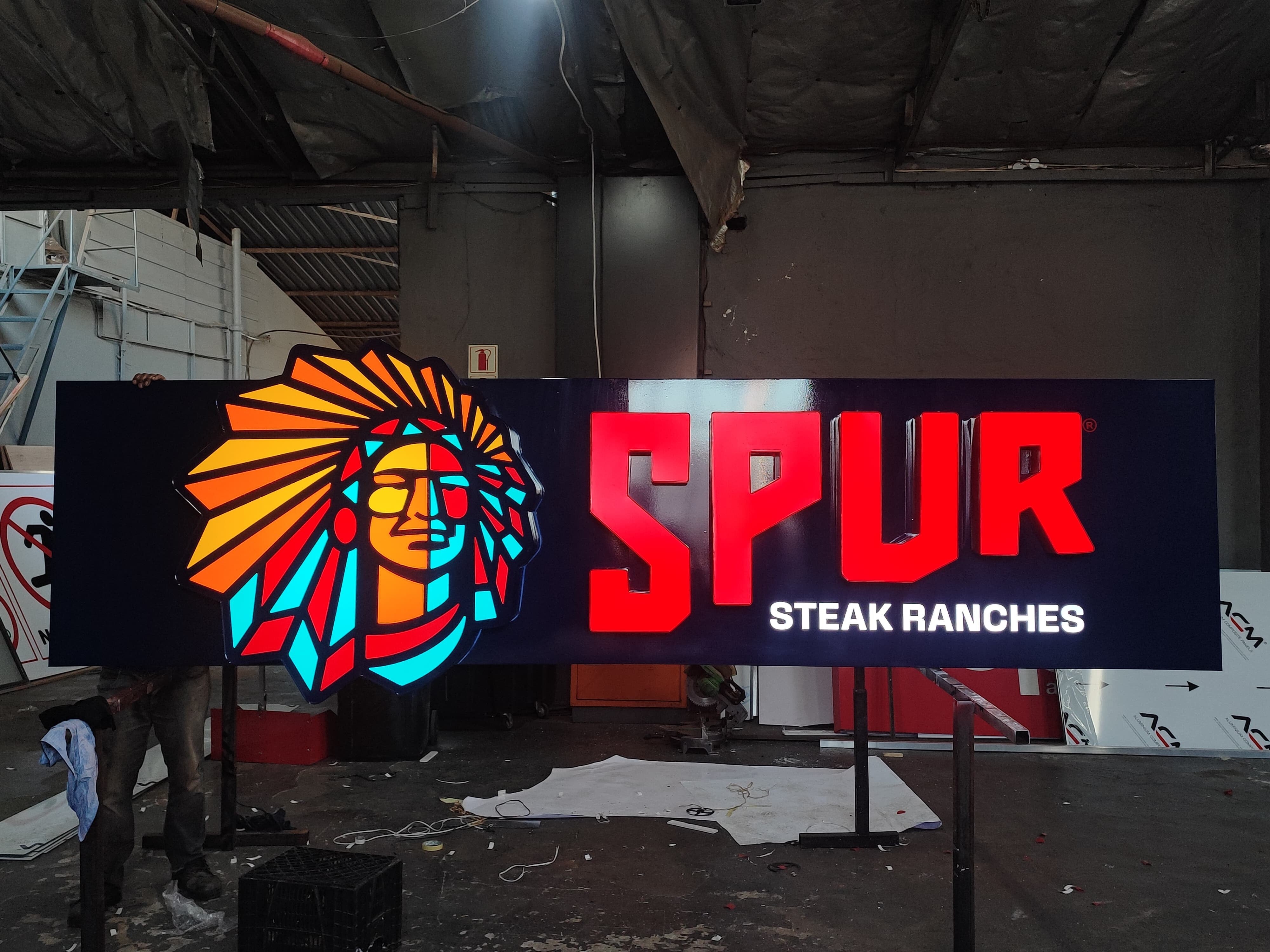 New signage for Spur
