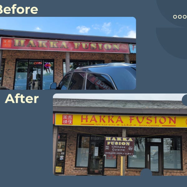 Store Front Sign Update