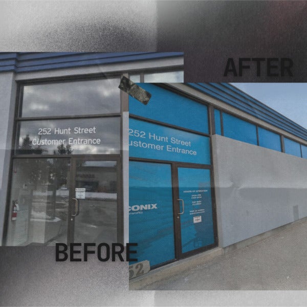 Perforated Window Graphics