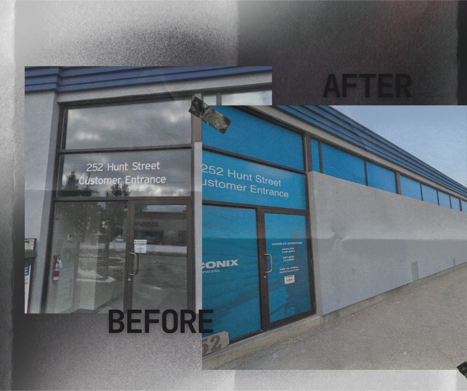 Perforated Window Graphics