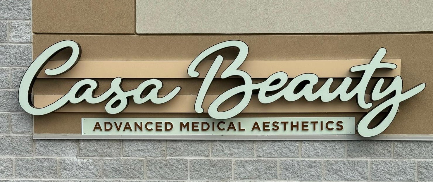 Illuminated Channel Letter - Casa Beauty