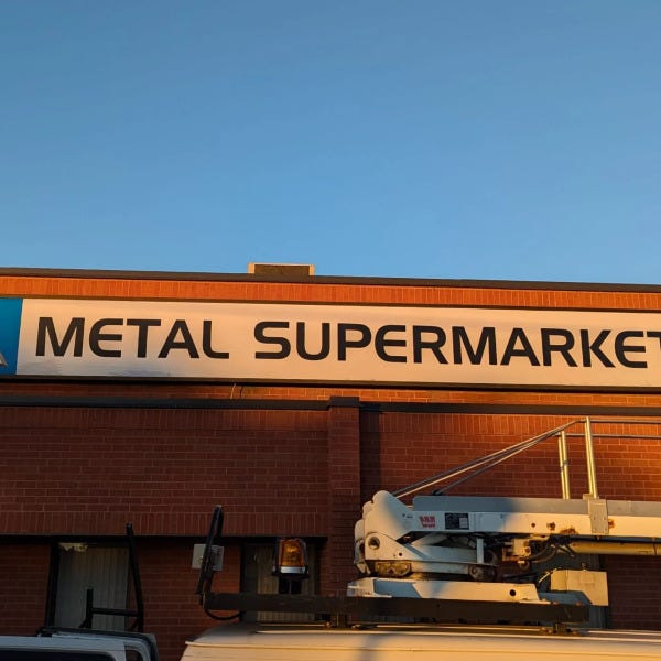 Lightbox - Metal Supermarket