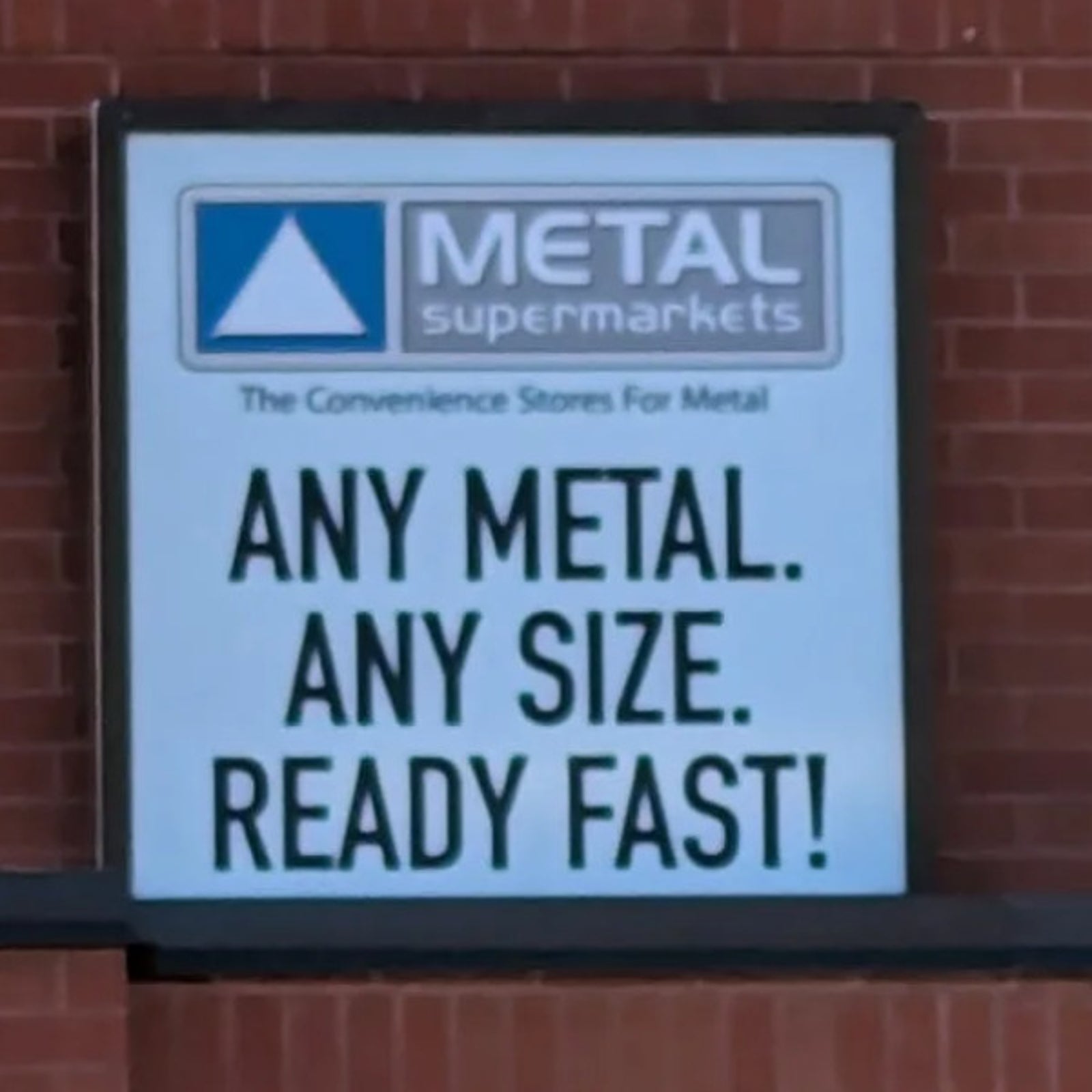 Lightbox - Metal Supermarket