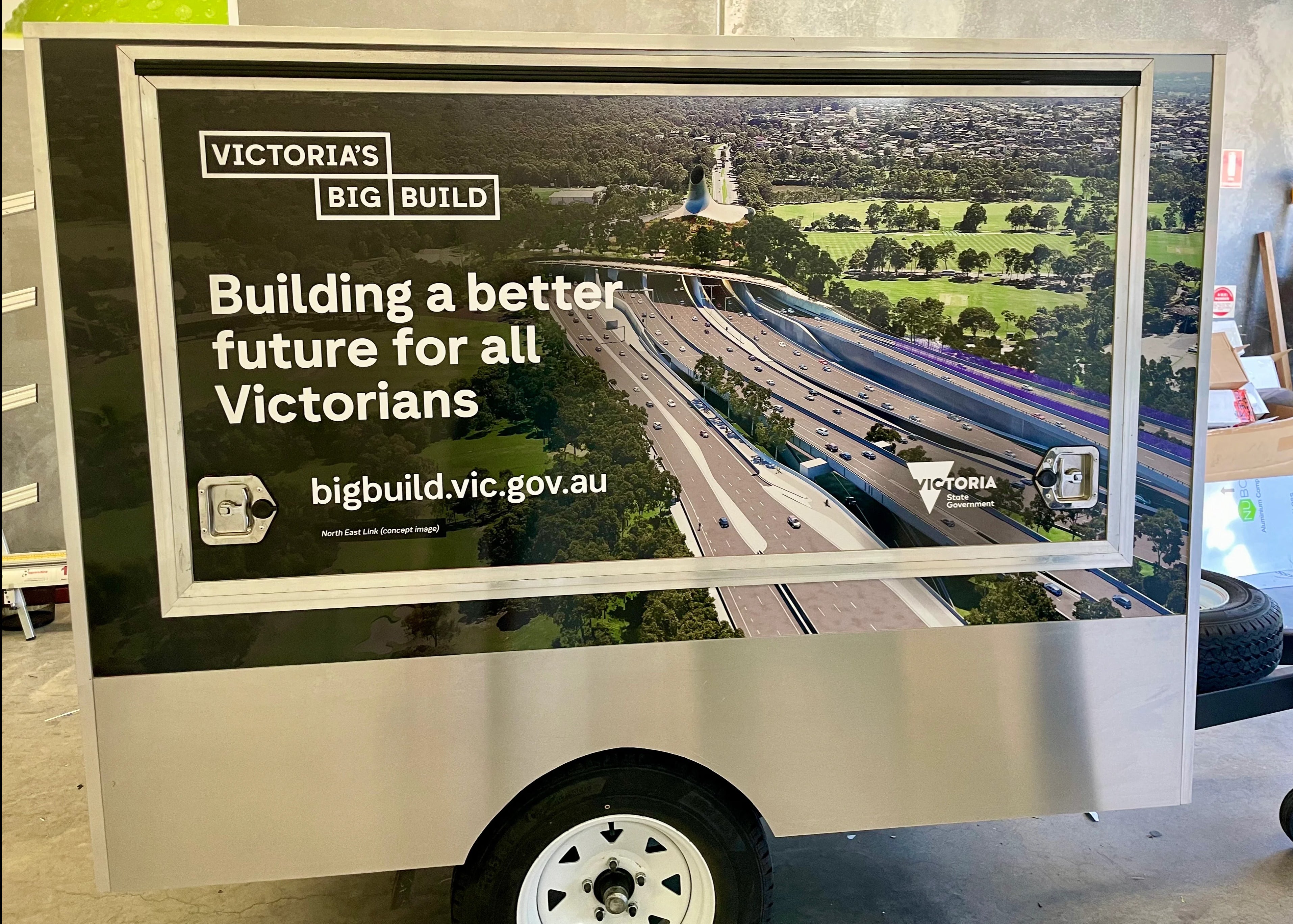 Trailer Wrap - ChatterBox Projects - Victoria's Big Build.
