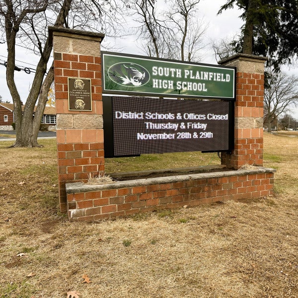 South Plainfield High School LED Display