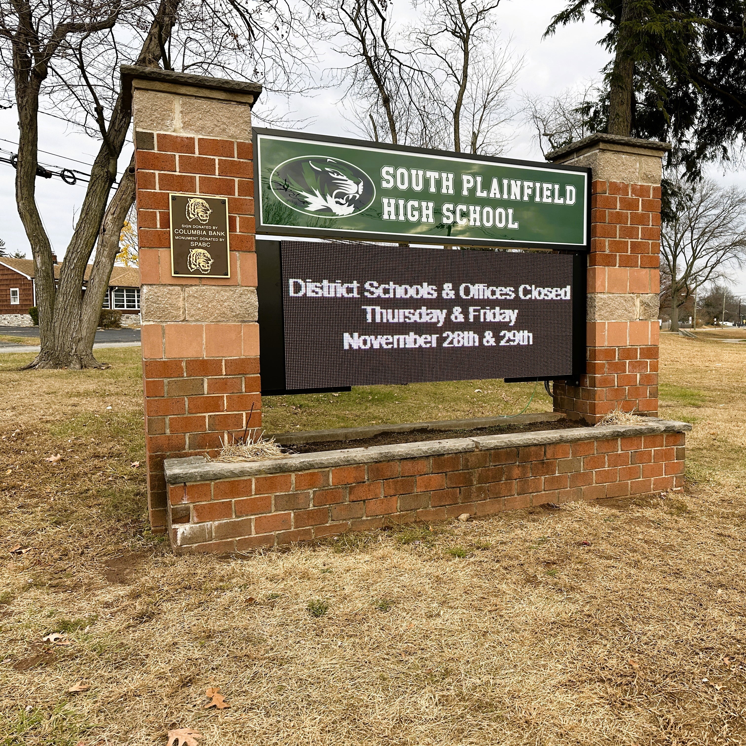 South Plainfield High School LED Display