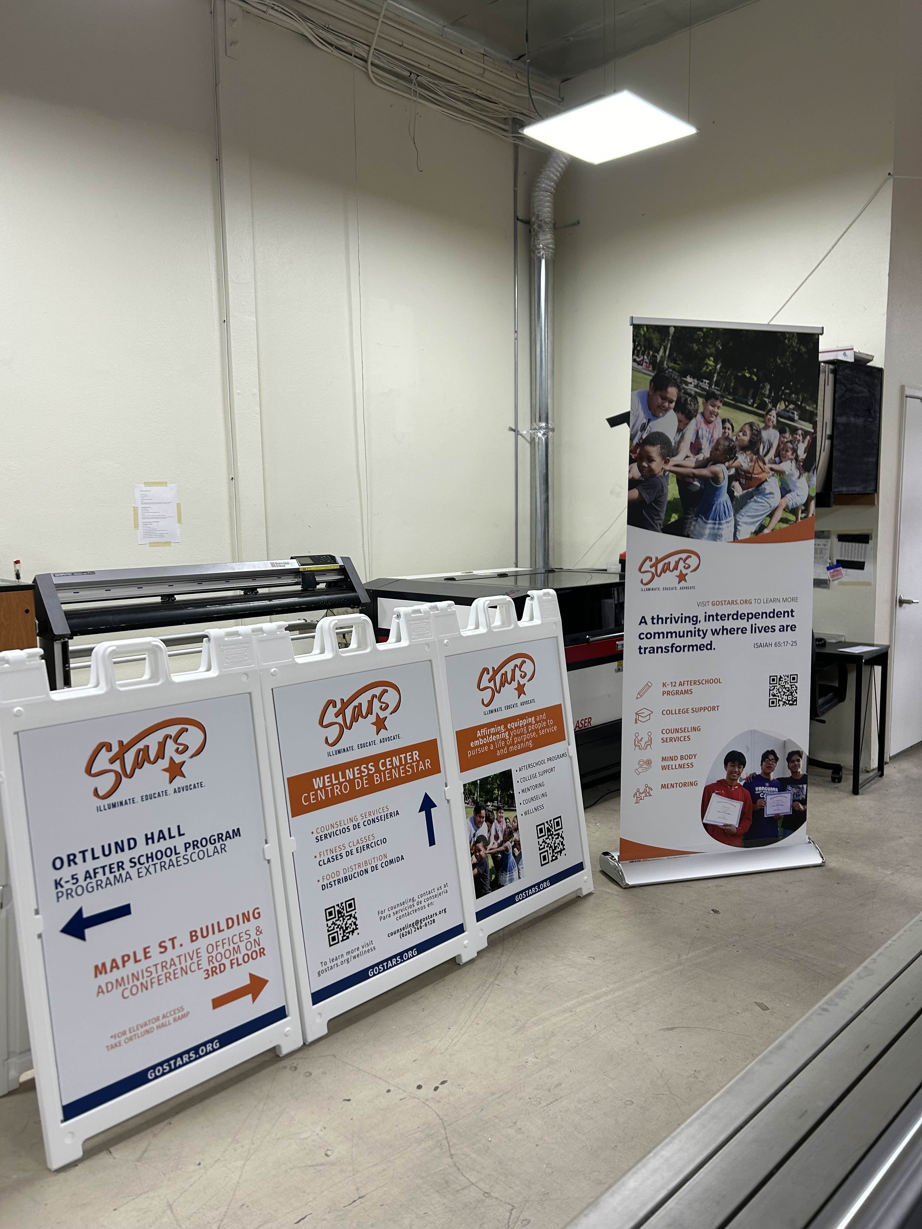  Custom A-Frames & Retractable Banners – Portable Branding at Its Best! 