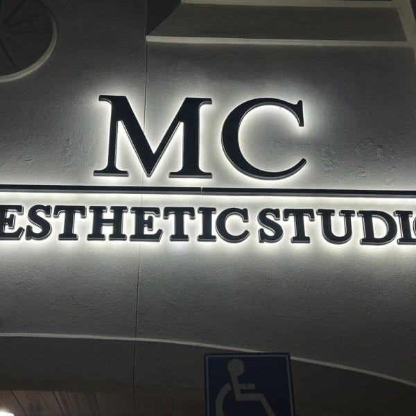 LED Backlit Sign