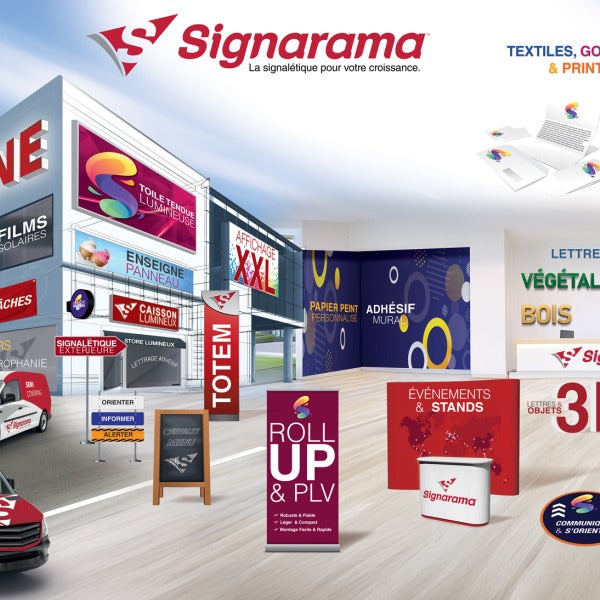 Un seul interlocuteur pour l'ensemble de votre communication visuelle : Signarama Saint Brieuc!