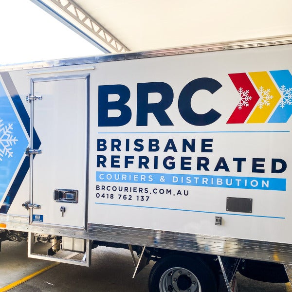 Fresh Look for Brisbane Refrigerated Couriers: Logo, Signs & Decals