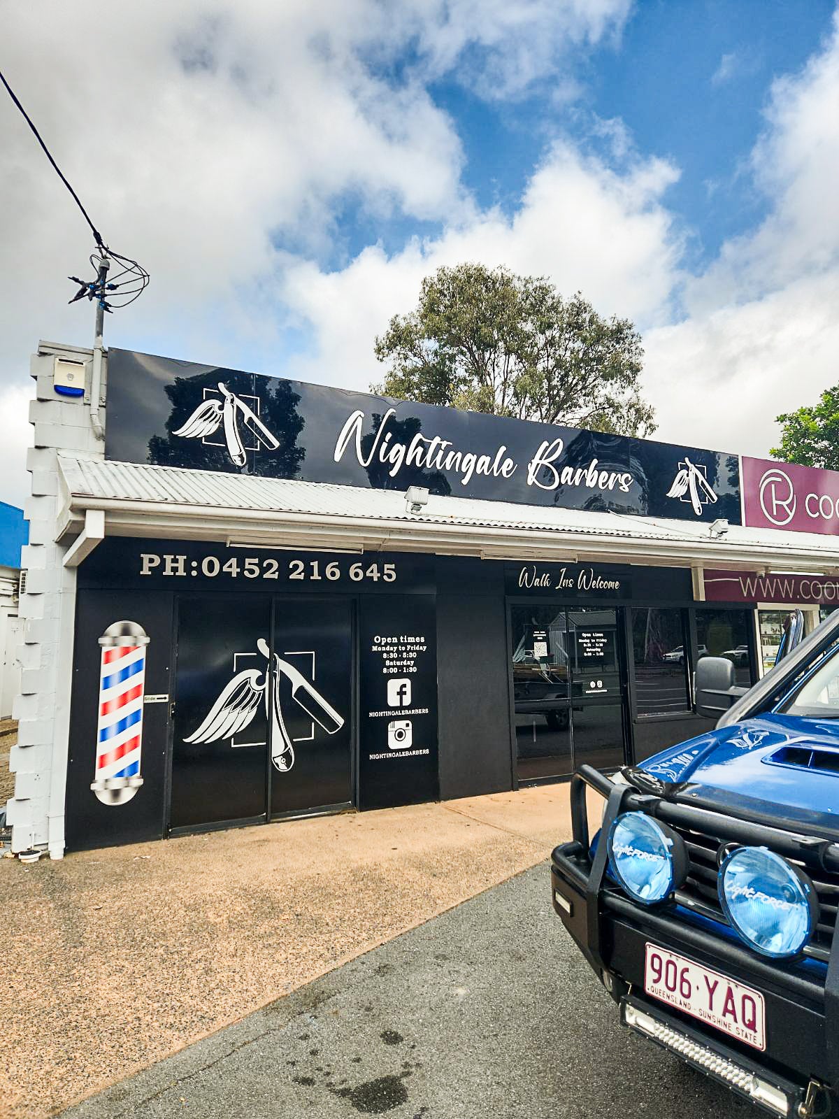 Sharp Looks for Nightingale Barbers: Stylish Fascia Signage