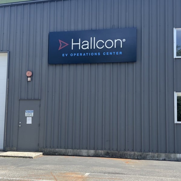 Custom Illuminated Building Sign - Hallcon Corporation, Redmond, WA