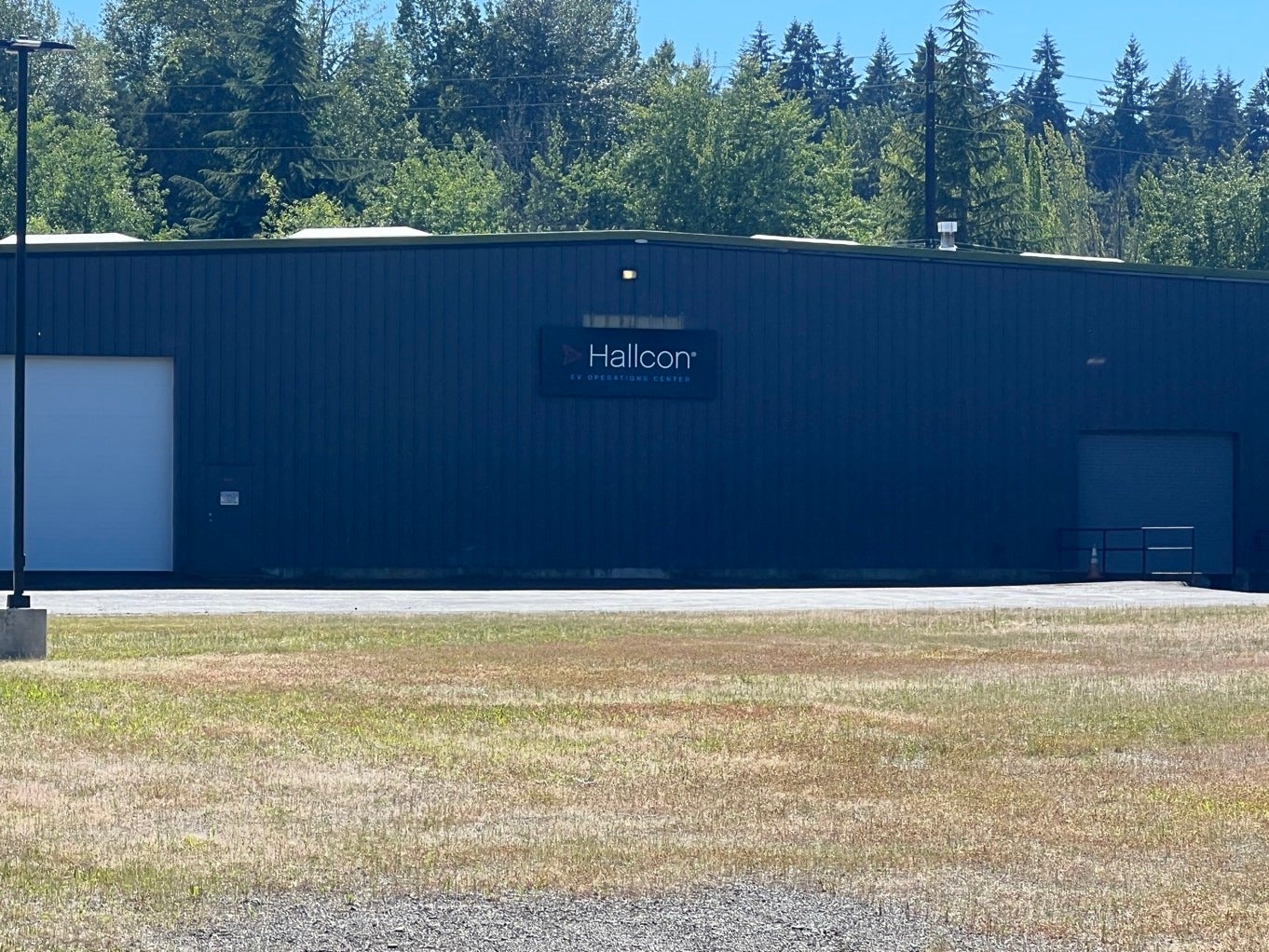 Custom Illuminated Building Sign - Hallcon Corporation, Redmond, WA