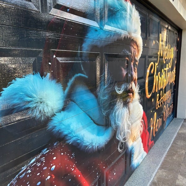 Holiday Garage Wrap