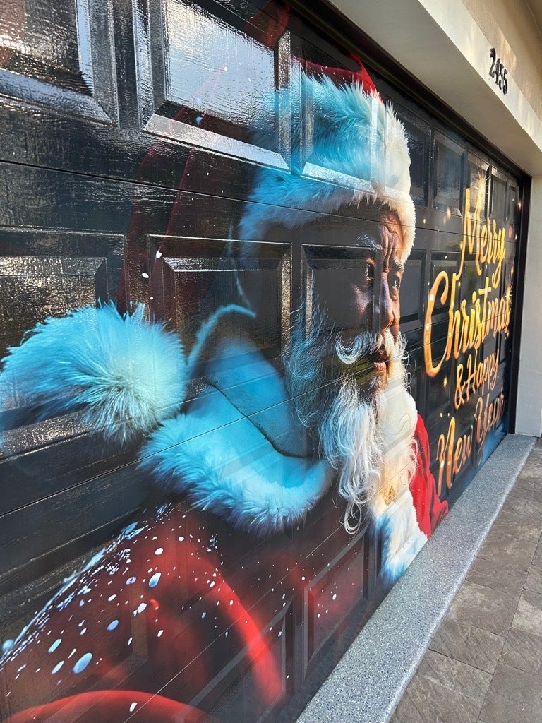Holiday Garage Wrap
