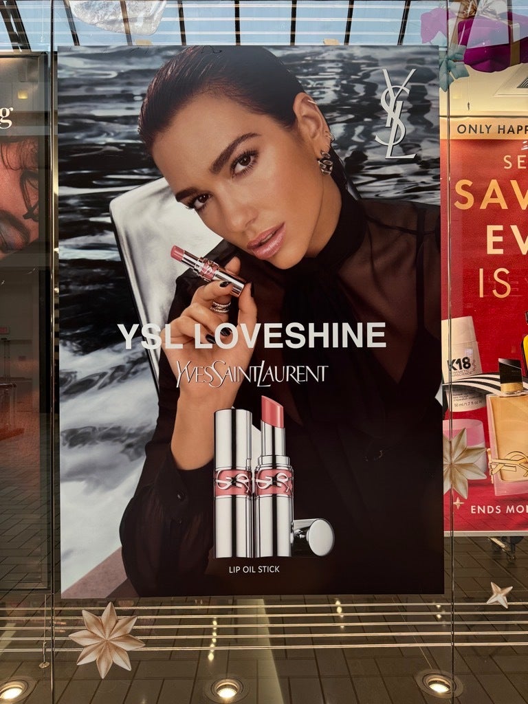Custom Window Graphics and Cash Register Wrap for Sephora Tysons Corner’s Yves Saint Laurent Event