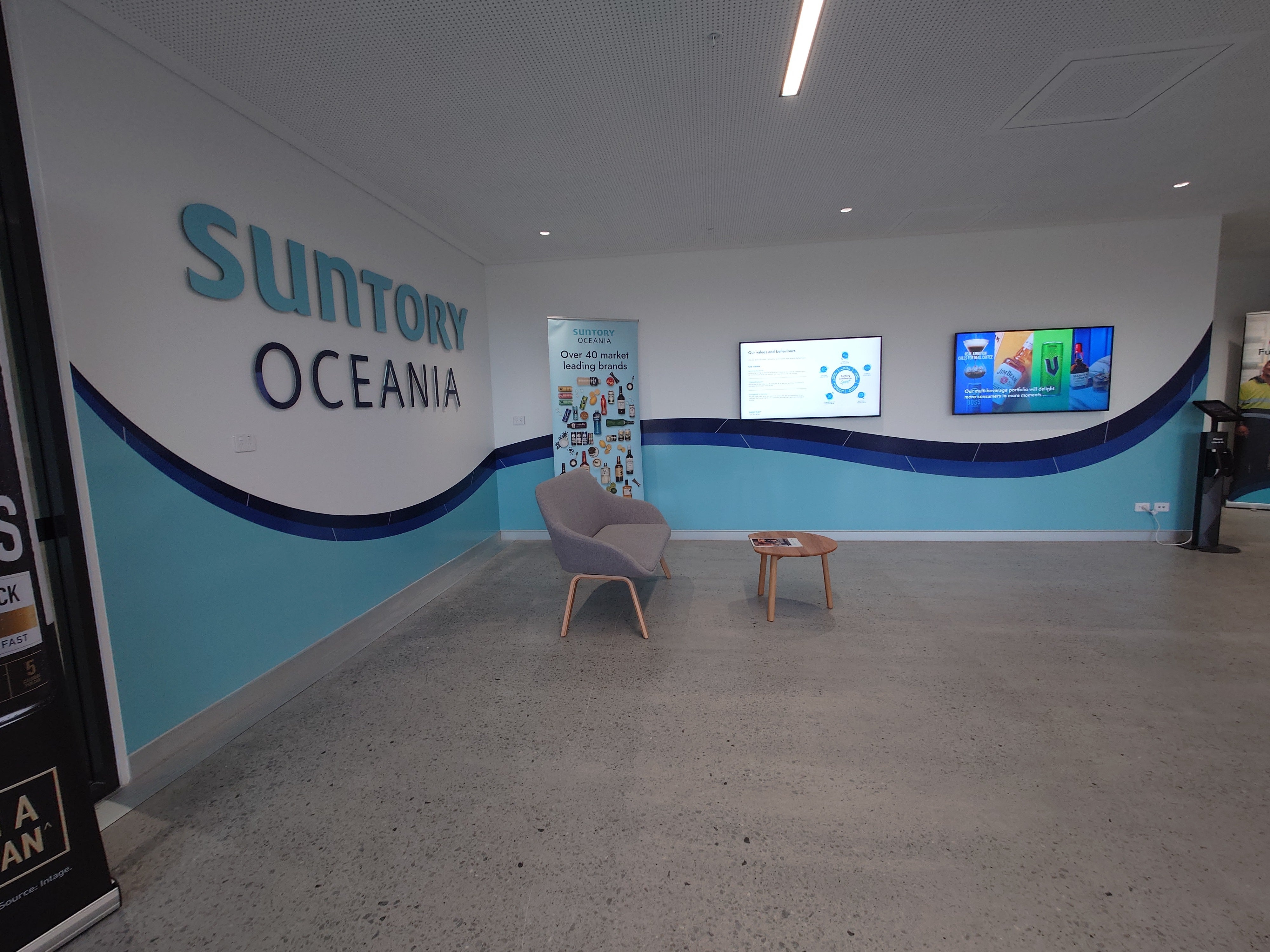 Suntory Oceania Reception & Boardroom Transformation