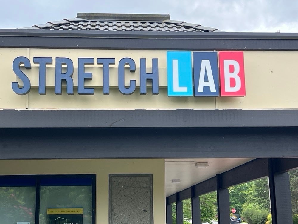 StretchLab Opens in Bellevue, WA - Custom Illuminated Storefront Sign Marks the Spot!