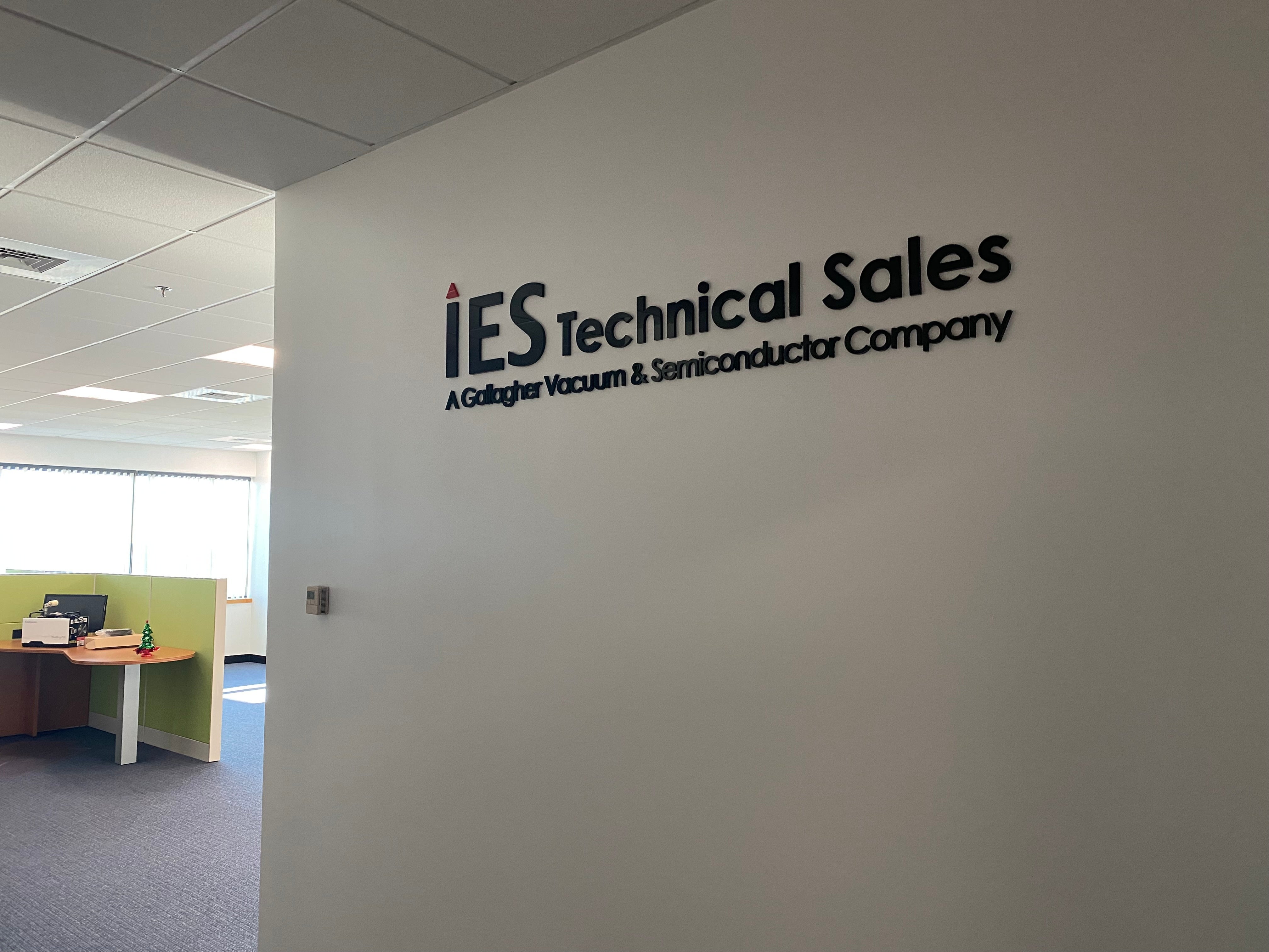 Cut acrylic reception signs give a space a professional feel
