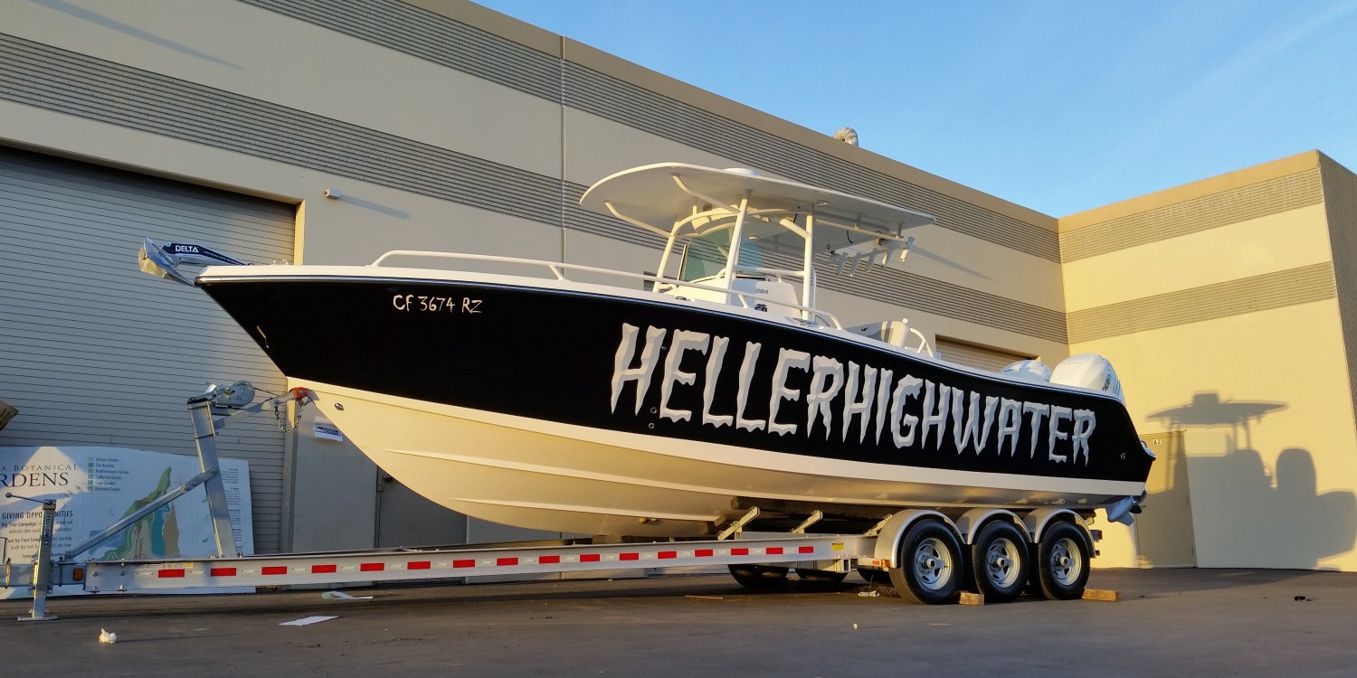 Boat Lettering & Decals