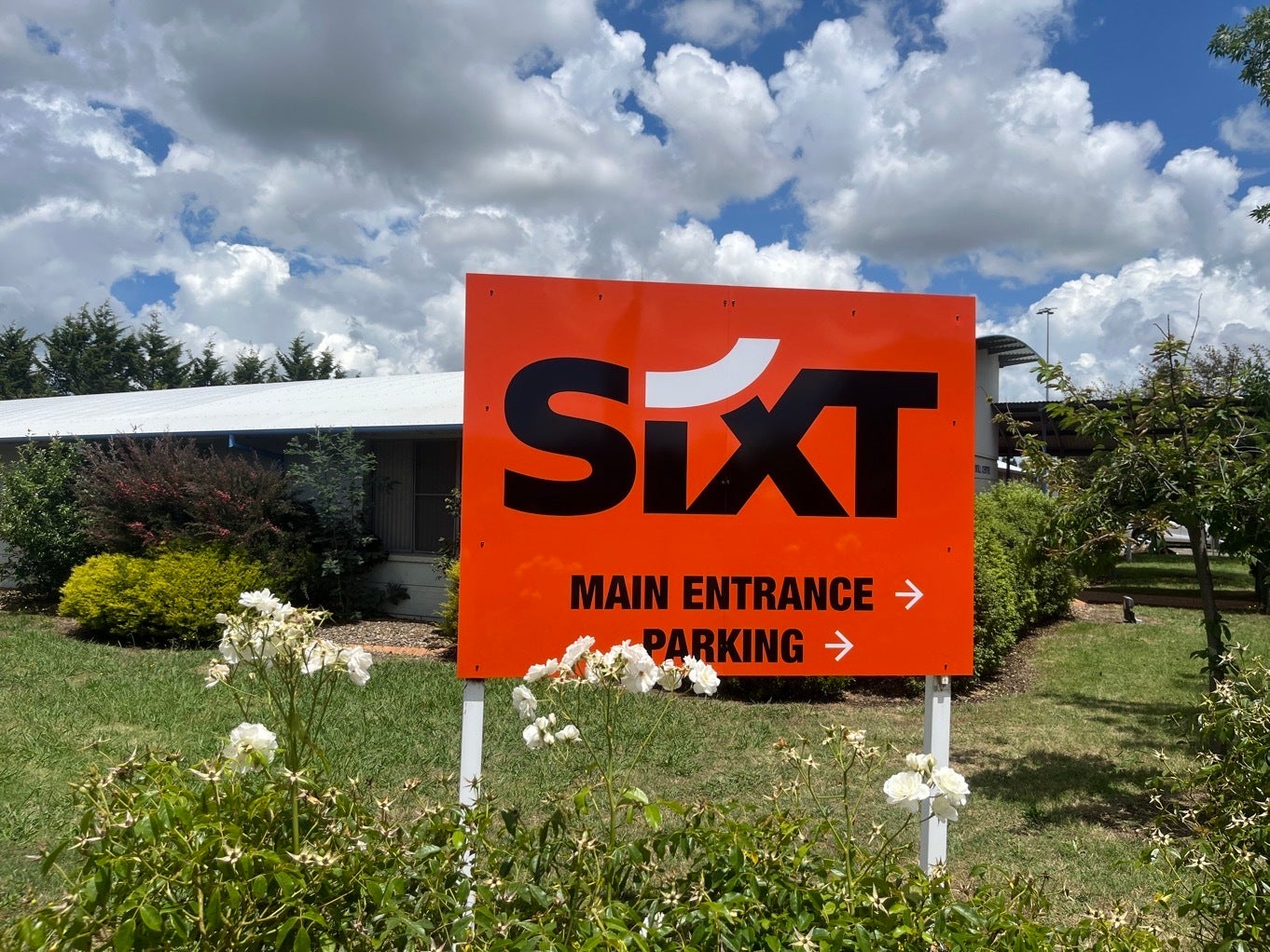 Sixt Car Rental Orange