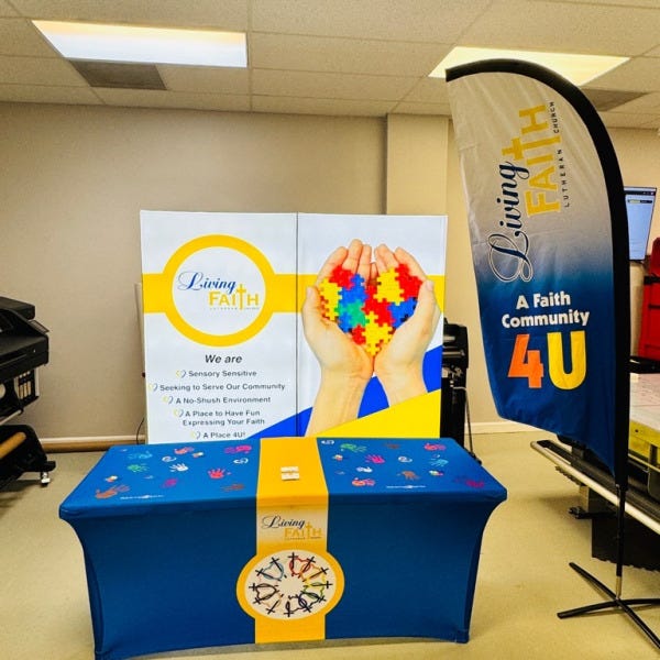 Event Display for Living Faith Lutheran Church in Pembroke Pines, FL