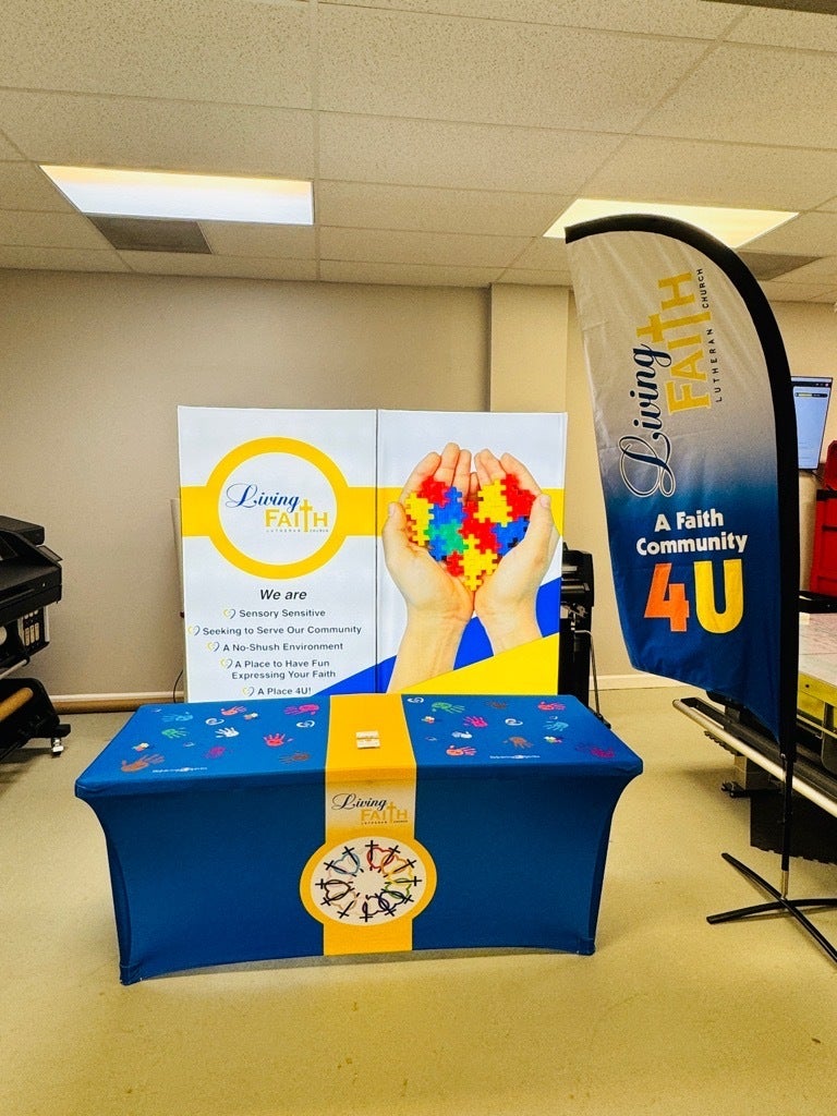 Event Display for Living Faith Lutheran Church in Pembroke Pines, FL