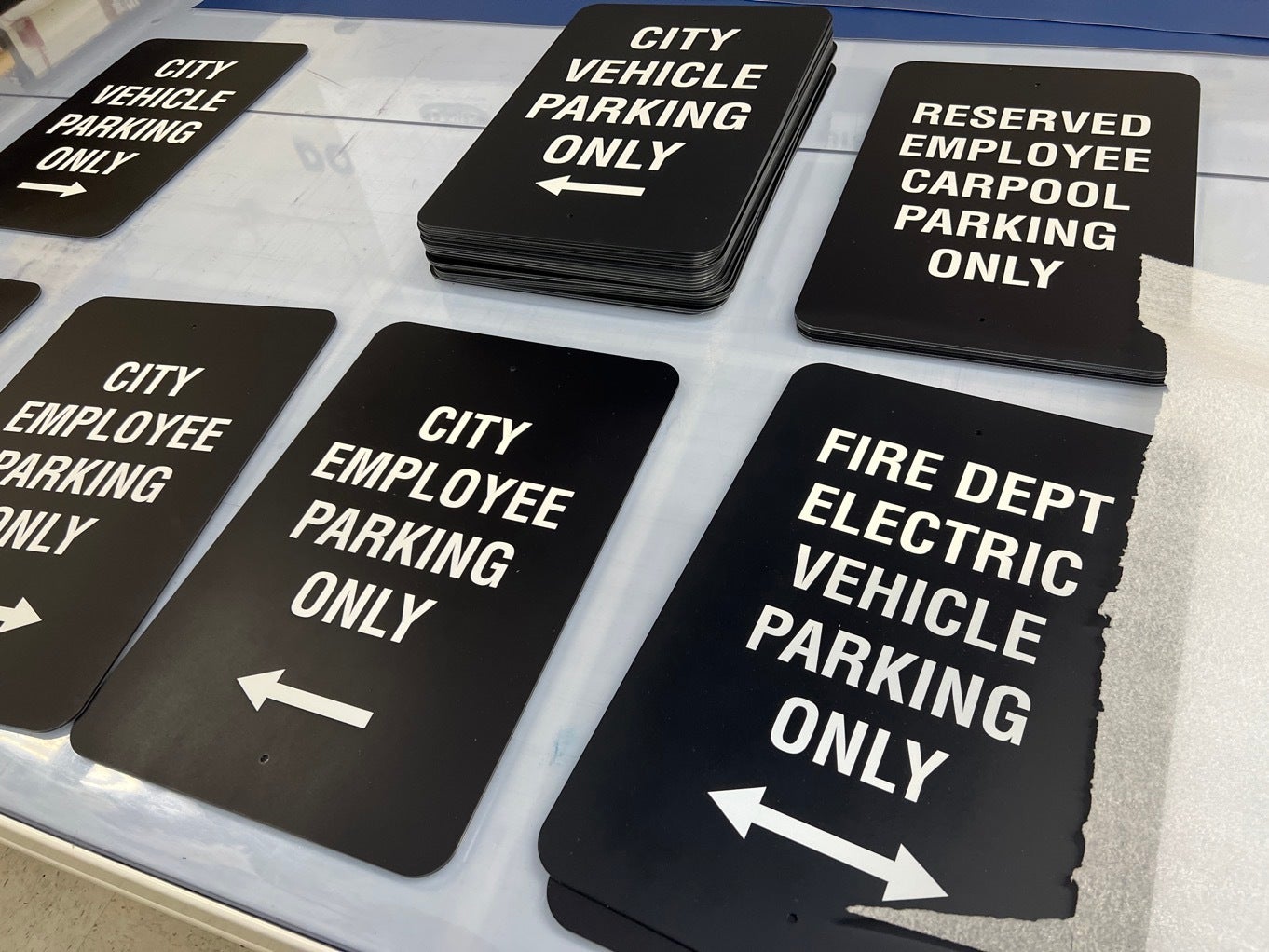 Custom Parking Signs - On Land or Water - Redmond, WA