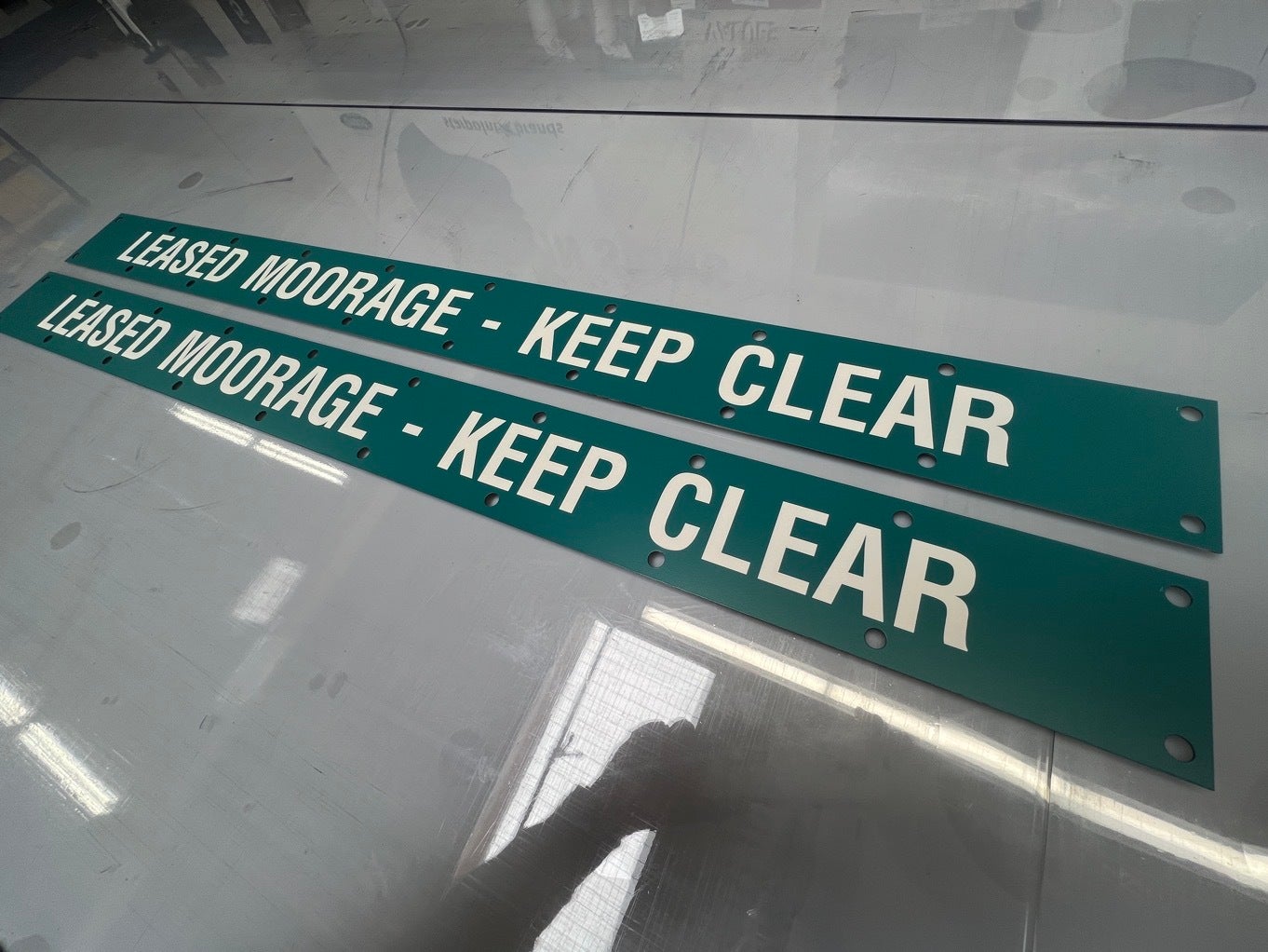 Custom Parking Signs - On Land or Water - Redmond, WA