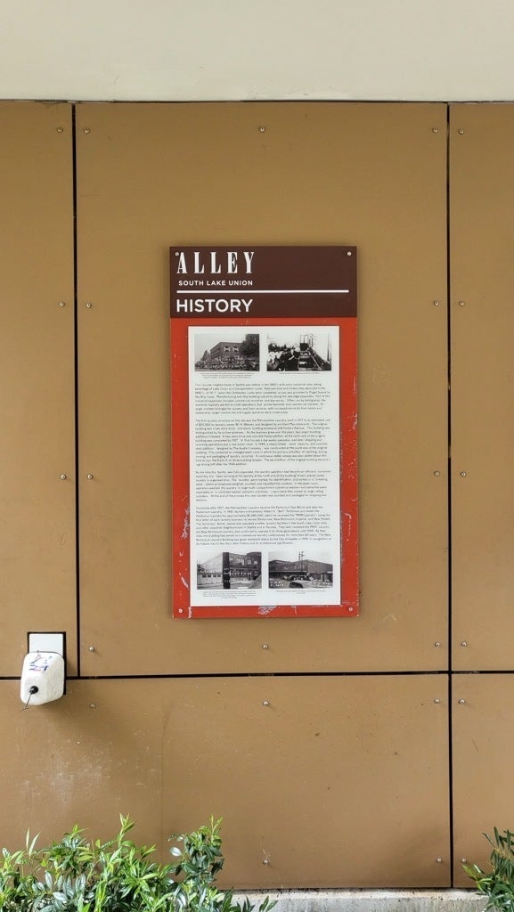 Alley at South Lake Union Showcases History of Landmark Property - Seattle, WA