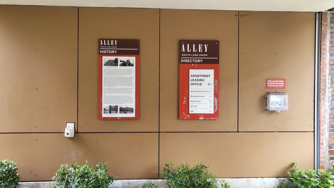 Alley at South Lake Union Showcases History of Landmark Property - Seattle, WA